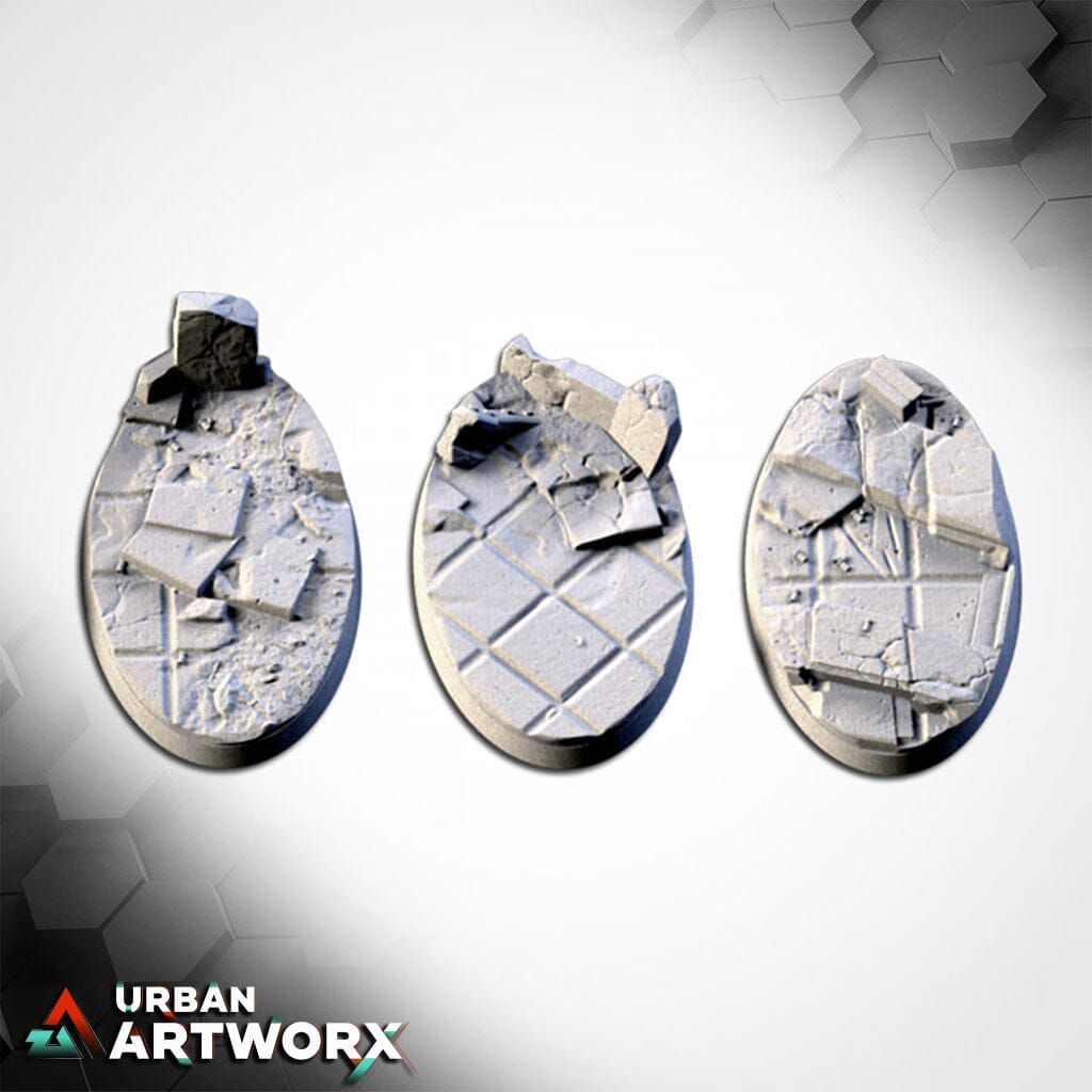Txarli Factory - City Ruins Bases Txarli Factory Oval 75x42mm (2)