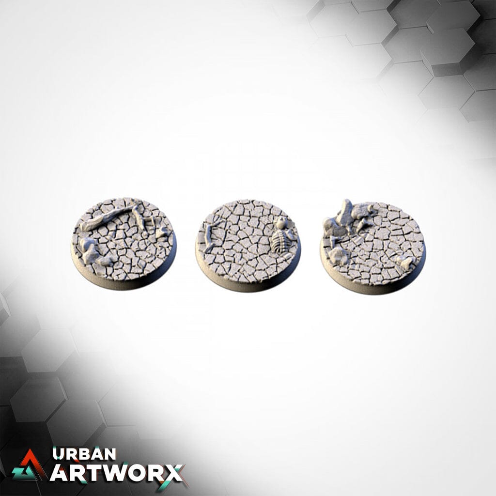 Txarli Factory - Cracked Desert Bases Txarli Factory Round 40mm (5)