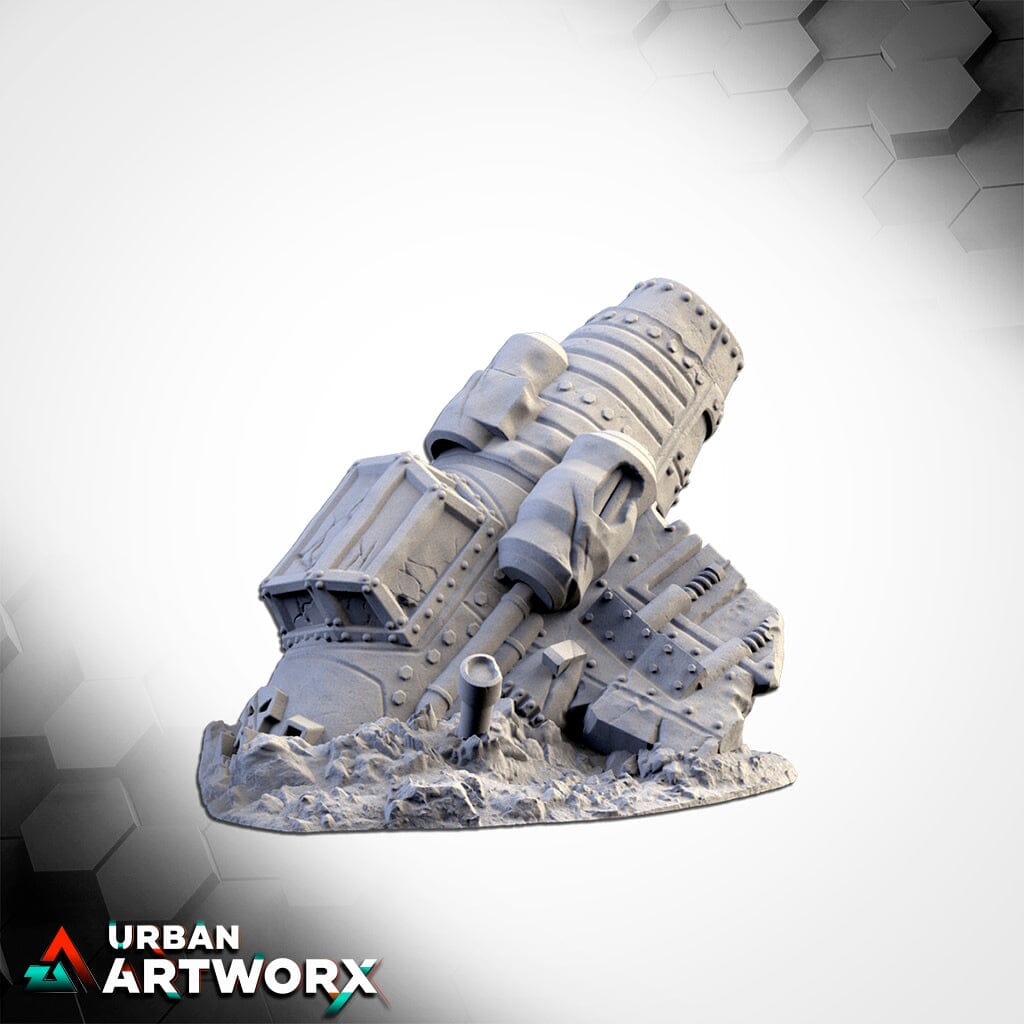 Txarli Factory - Crashed Orc Planes Txarli Factory Crashed Orc Plane 1