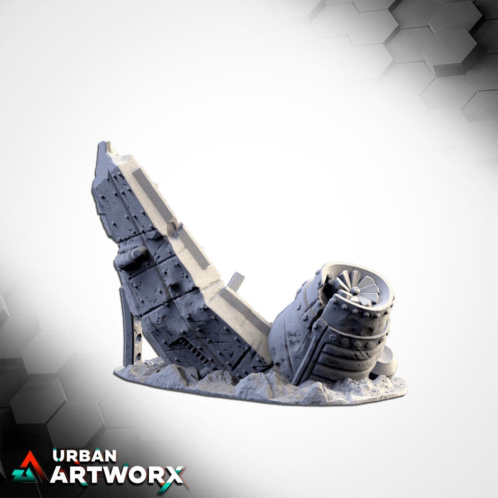 Txarli Factory - Crashed Orc Planes Txarli Factory Crashed Orc Plane 3