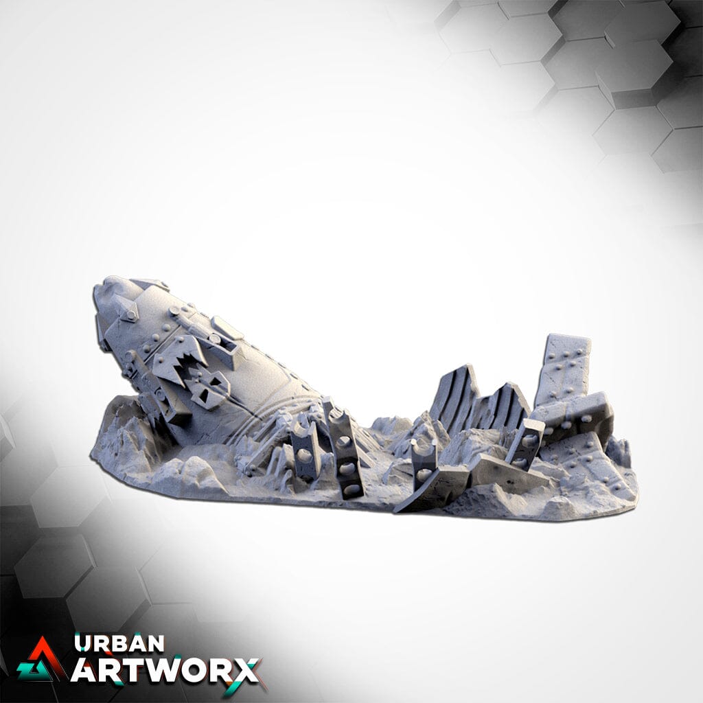 Txarli Factory - Crashed Orc Planes Txarli Factory Crashed Orc Plane 4