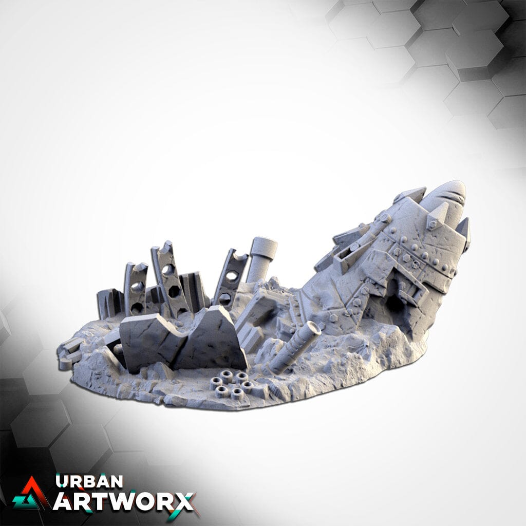 Txarli Factory - Crashed Orc Planes Txarli Factory Crashed Orc Plane 7