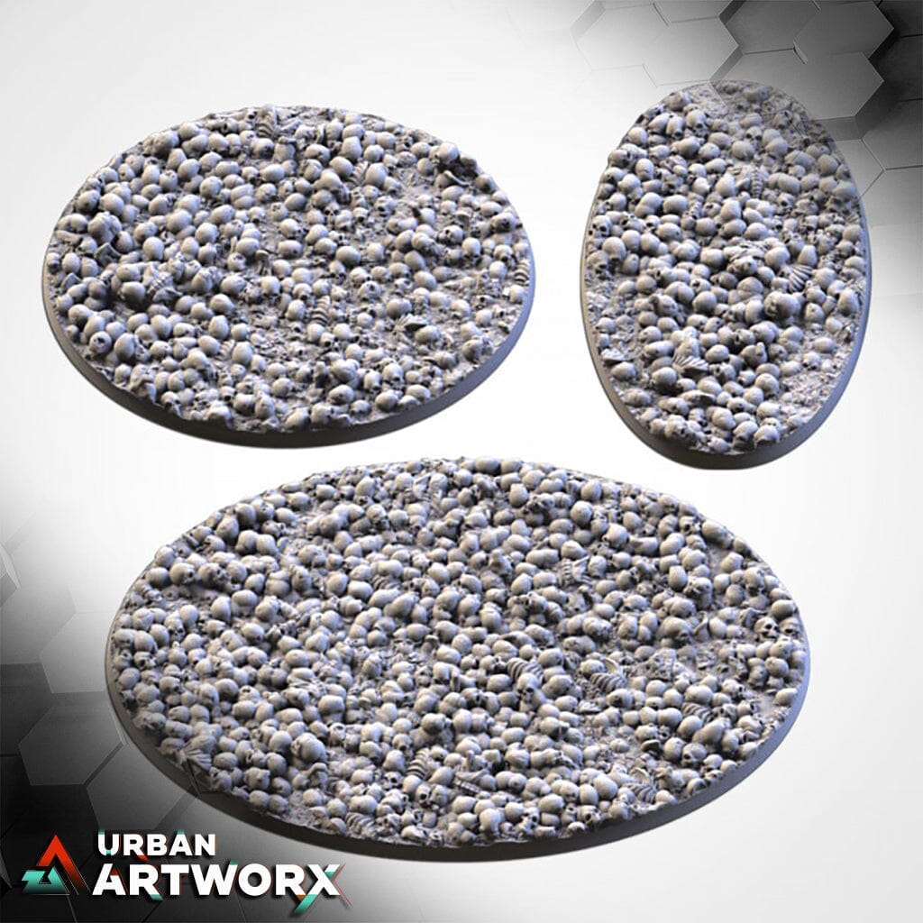Txarli Factory - Death Skulls Bases Txarli Factory Oval 105x70mm