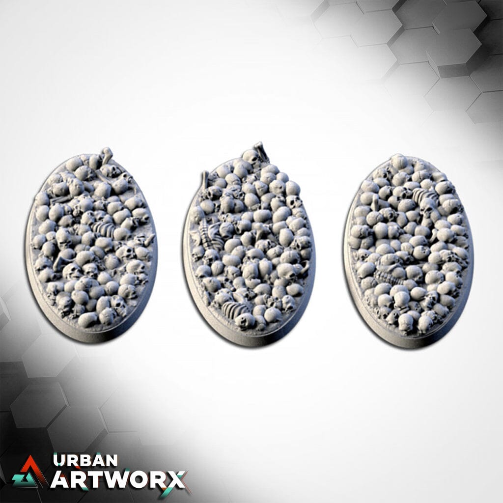 Txarli Factory - Death Skulls Bases Txarli Factory Oval 75x42mm (2)
