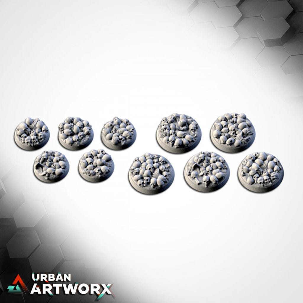 Txarli Factory - Death Skulls Bases Txarli Factory Round 25mm (10) 