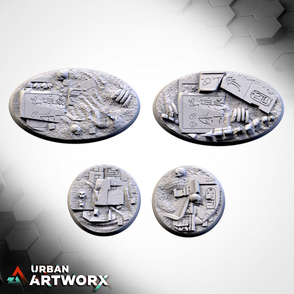 Txarli Factory - Egyptian Bases Txarli Factory Round 50mm (3)