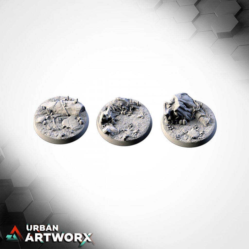 Txarli Factory - Forest Bases Txarli Factory Round 40mm (5)