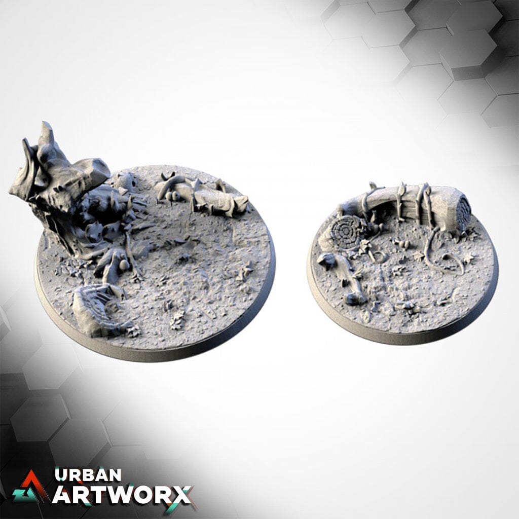 Txarli Factory - Forest Bases Txarli Factory Round 60mm (2)
