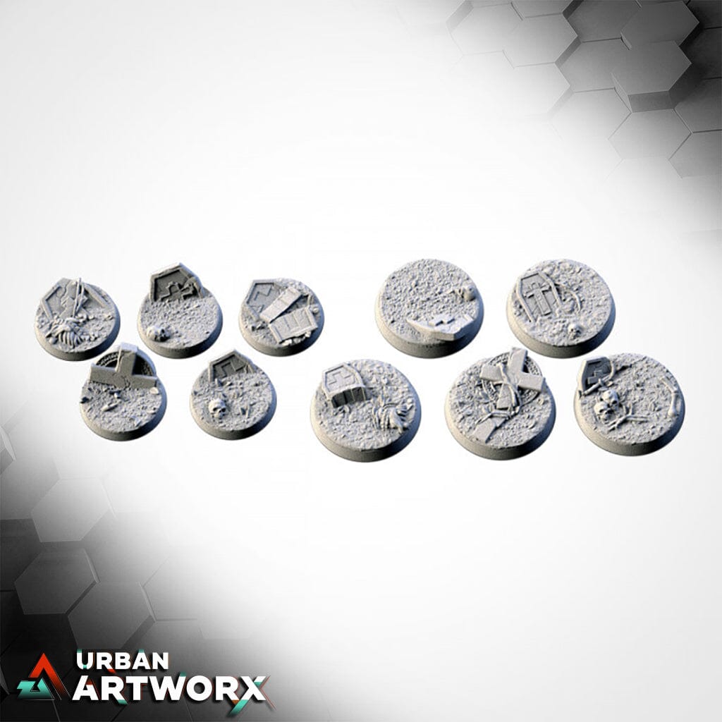 Txarli Factory - Graveyard Bases Txarli Factory Round 25mm (10)