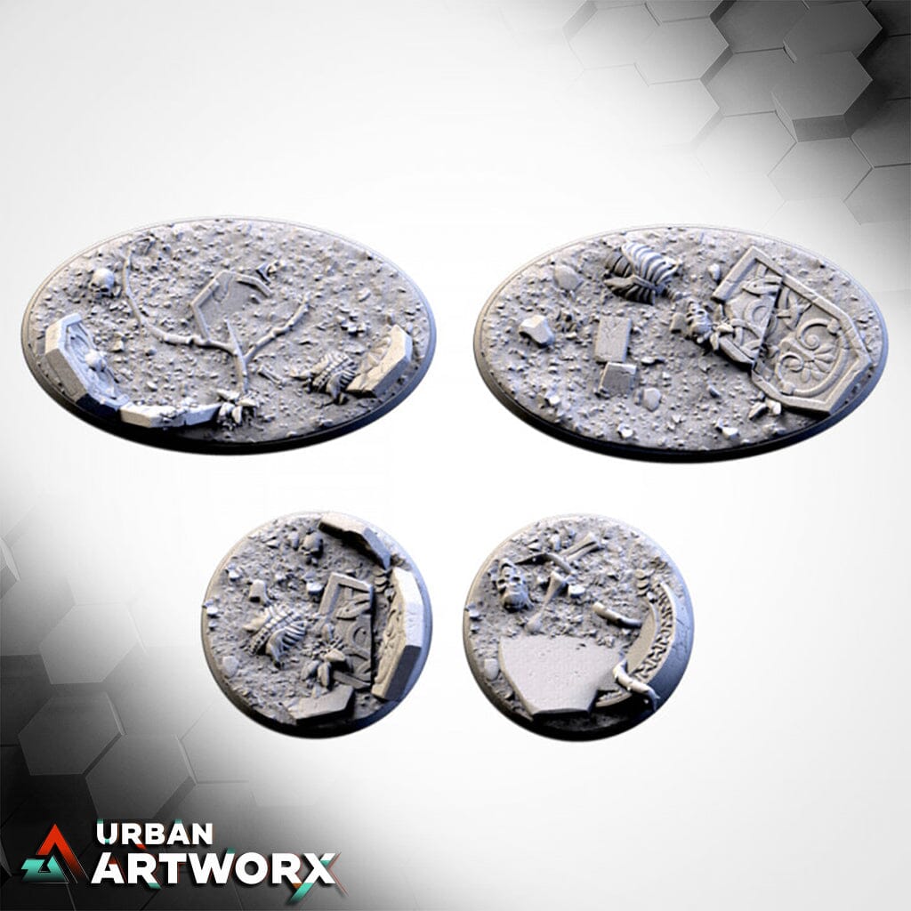 Txarli Factory - Graveyard Bases Txarli Factory Round 50mm (3)