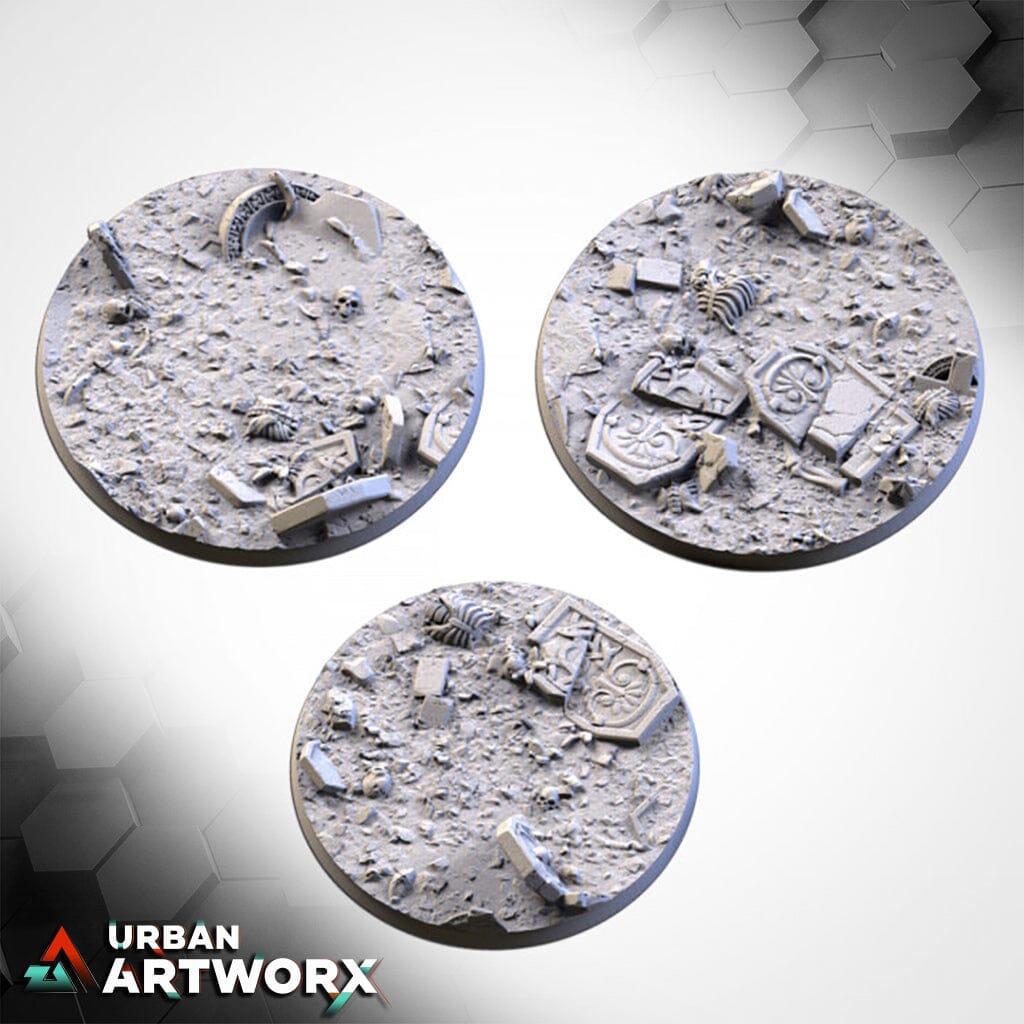 Txarli Factory - Graveyard Bases Txarli Factory Round 90mm