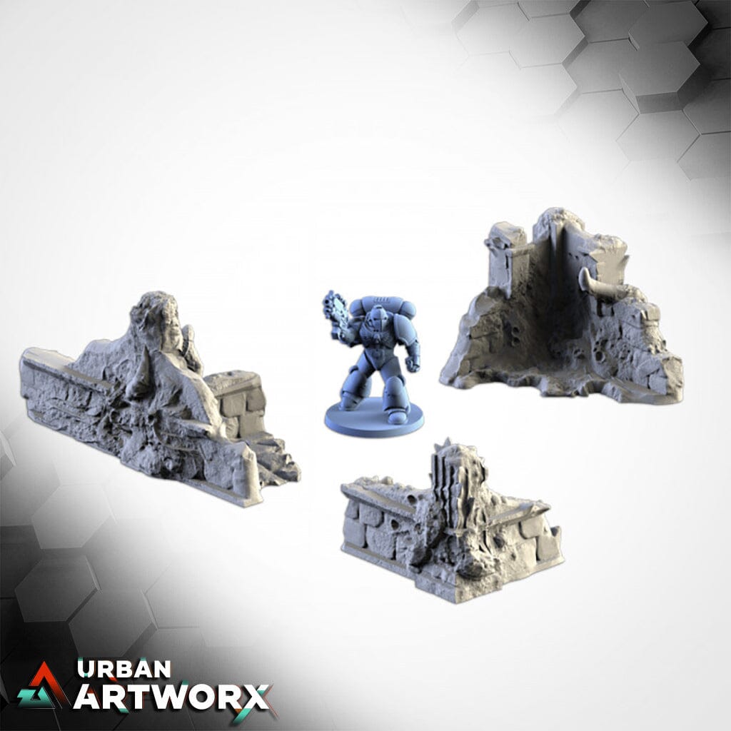 Txarli Factory - Infected Ruins Txarli Factory Small Ruin Set (3)