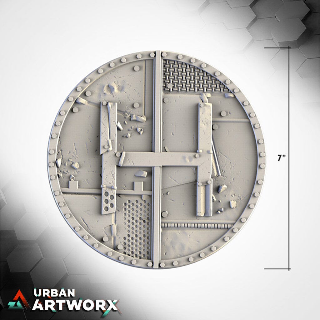 Txarli Factory - Post Apocalyptic Ruins Txarli Factory Circular Area 1 (WTC)