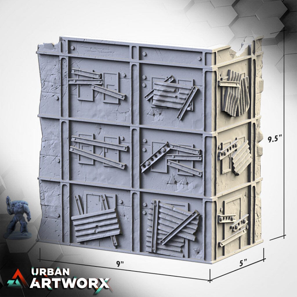 Txarli Factory - Post Apocalyptic Ruins Txarli Factory Large Ruin 1 (WTC)