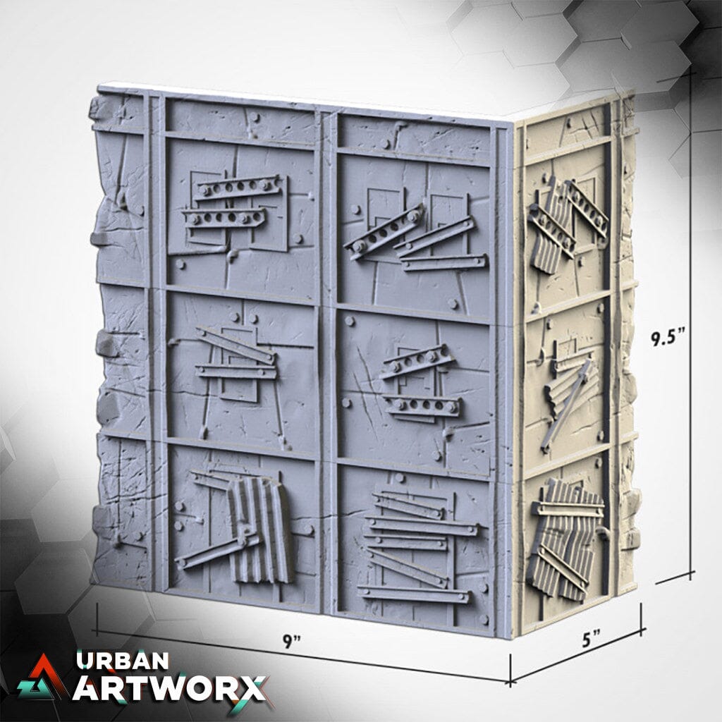 Txarli Factory - Post Apocalyptic Ruins Txarli Factory Large Ruin 4 (WTC)