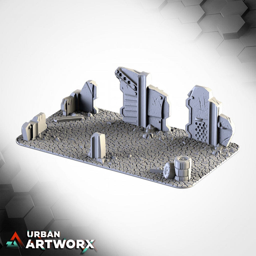 Txarli Factory - Post Apocalyptic Ruins Txarli Factory Ruined Area 4 (WTC)