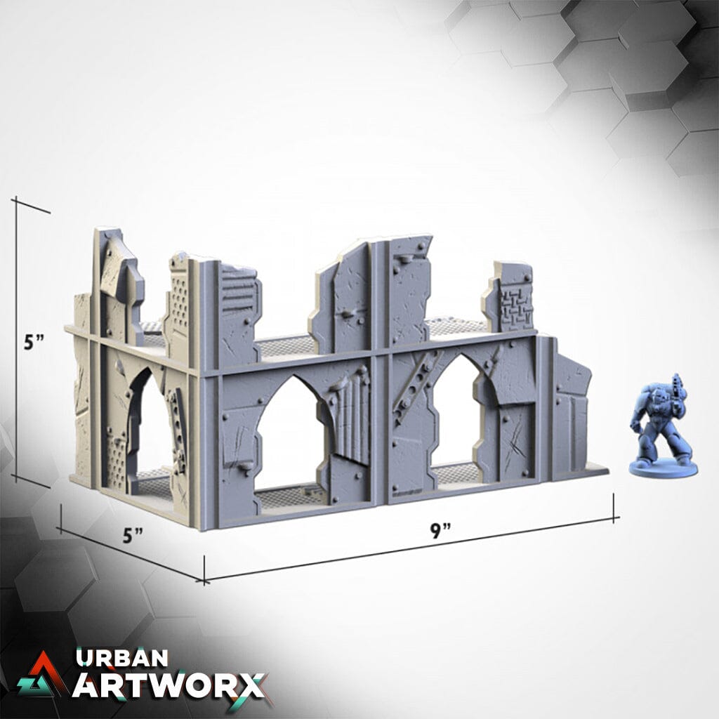 Txarli Factory - Post Apocalyptic Ruins Txarli Factory Small Ruin 1 (WTC)