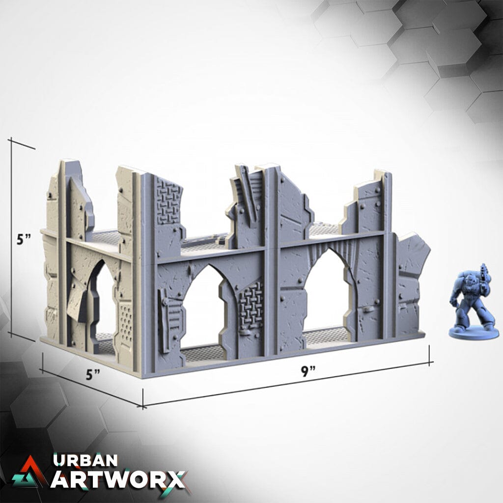 Txarli Factory - Post Apocalyptic Ruins Txarli Factory Small Ruin 2 (WTC)