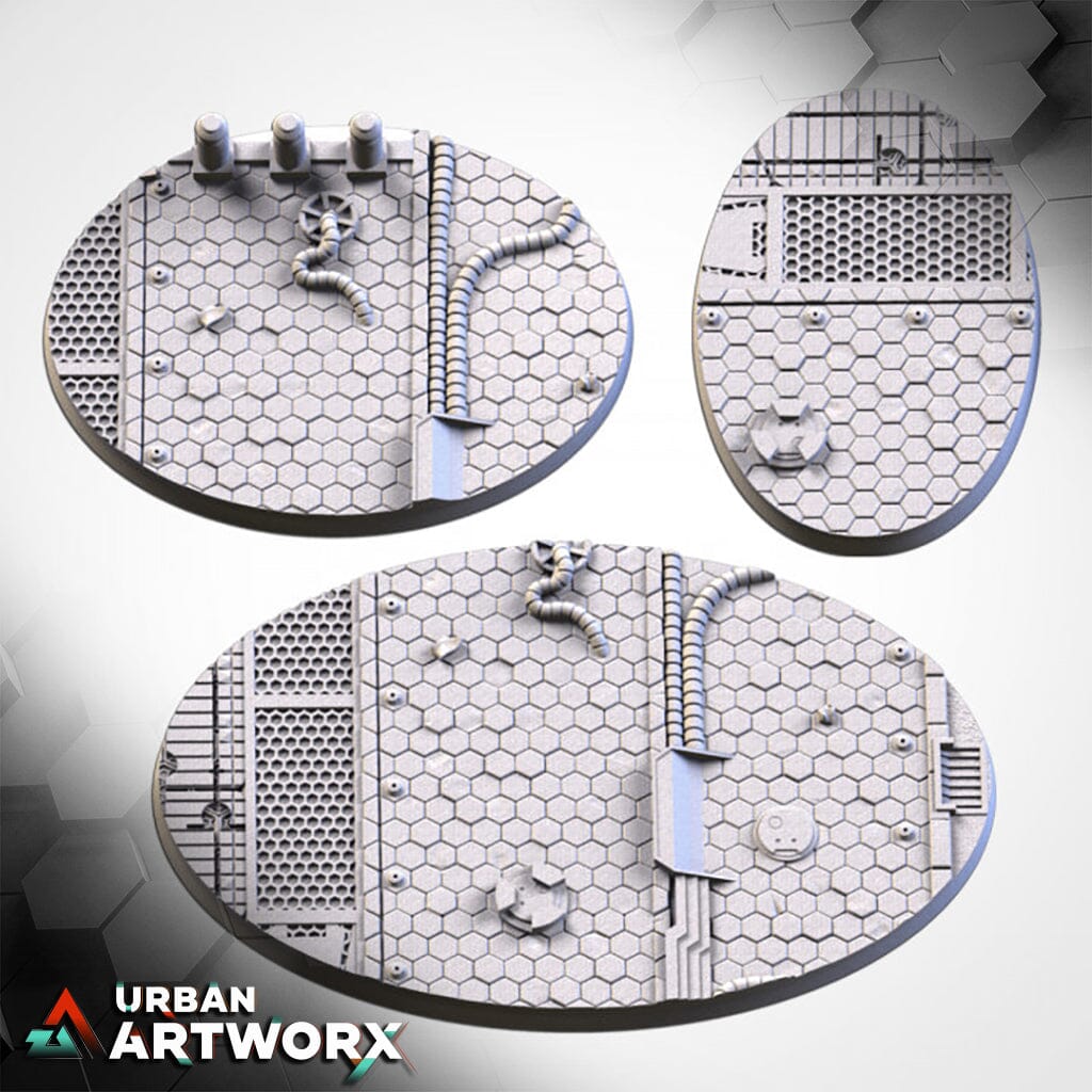 Txarli Factory - Sci Fi City Bases Txarli Factory Oval 105x70mm