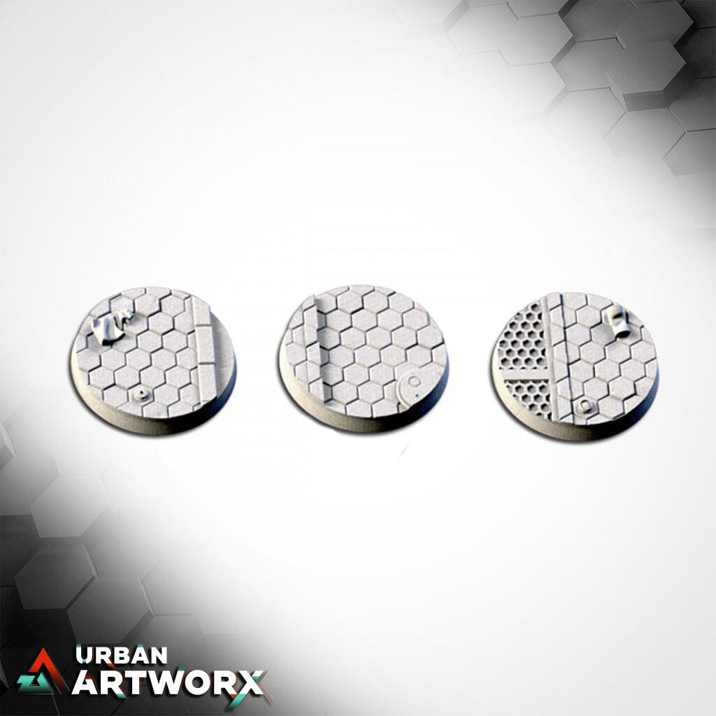 Txarli Factory - Sci Fi City Bases Txarli Factory Round 40mm (5)