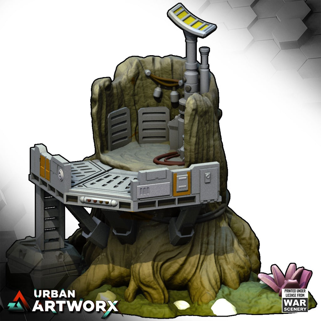 Tabletop Gelände - War Scenery - Insurgent Battleforce - Insurgent Jungle Tree Outpost