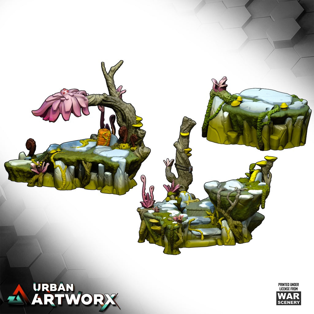 Tabletop Gelände - War Scenery - Insurgent Battleforce - Jungle Plateaus