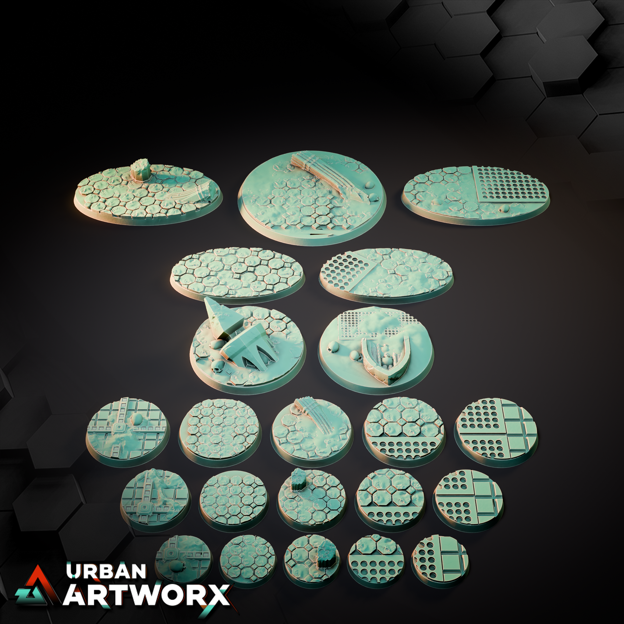 Tabletop Bases - Sacrusmundus - Augusta The Holy City Bases | Gruppenbild