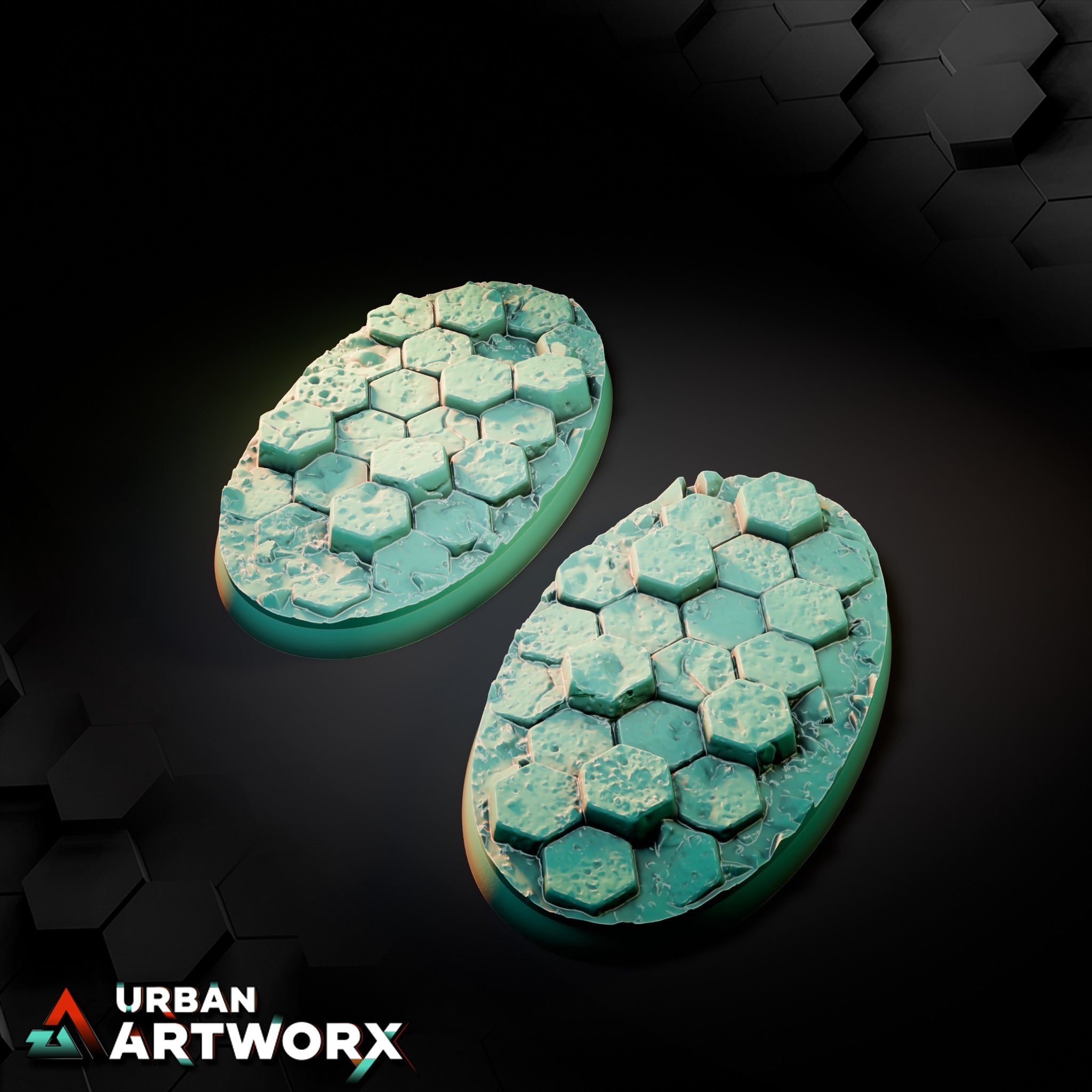 Basaltic Bases – Oval 75x42mm (2)