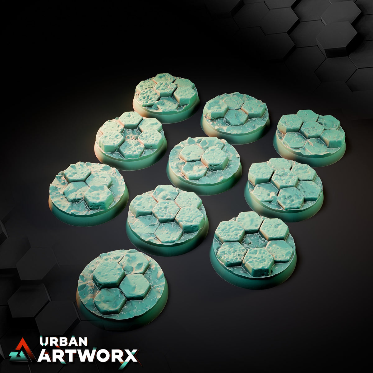 Basaltic Bases – Round 32mm (10)