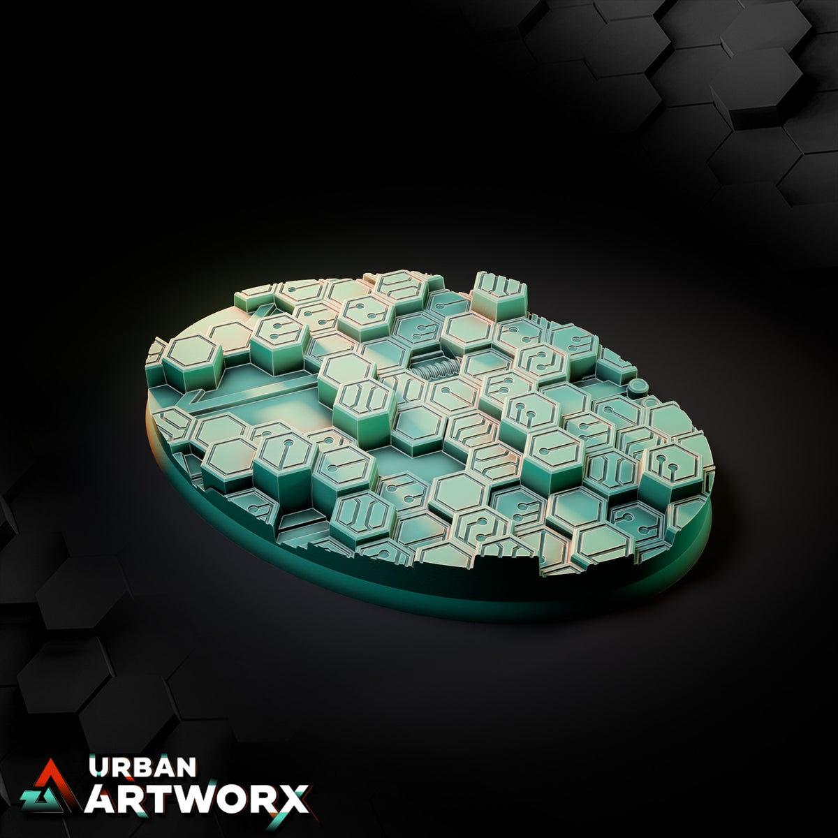 Cyberhex Bases – Oval 105x70mm