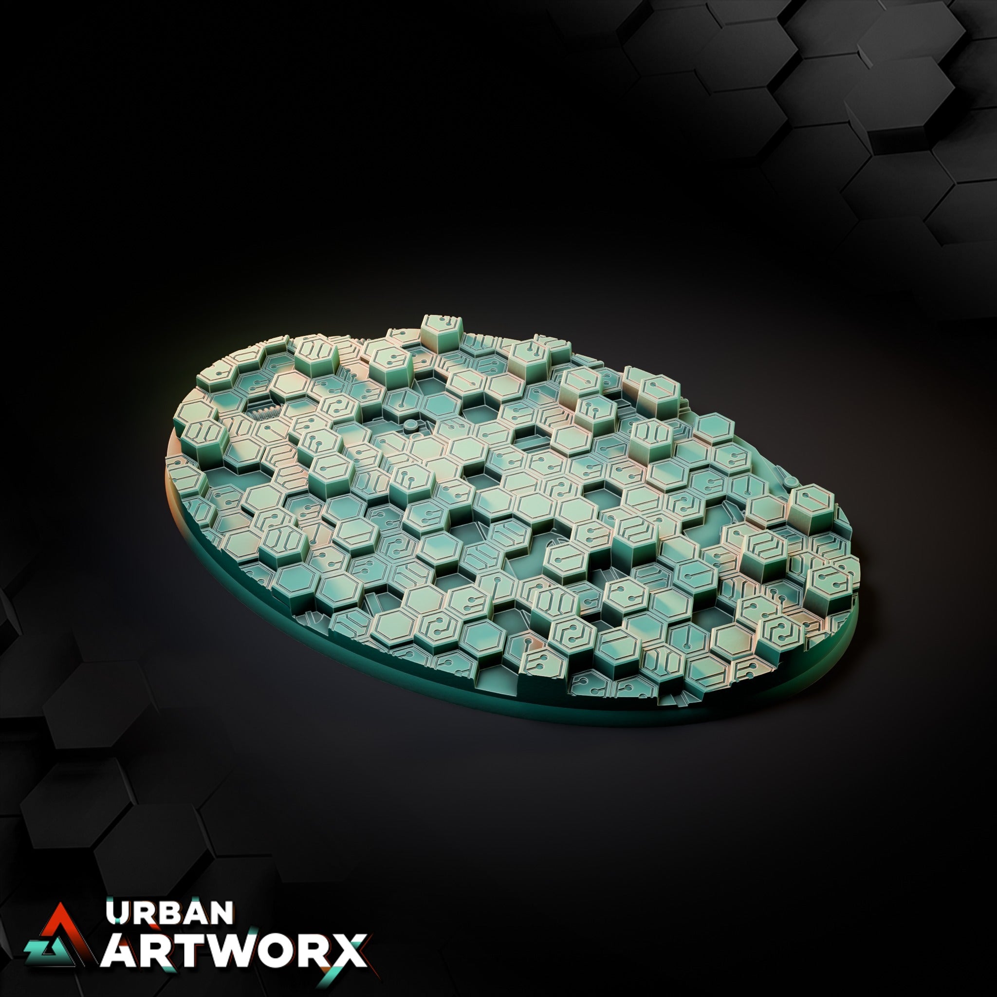 Cyberhex Bases – Oval 170x105mm