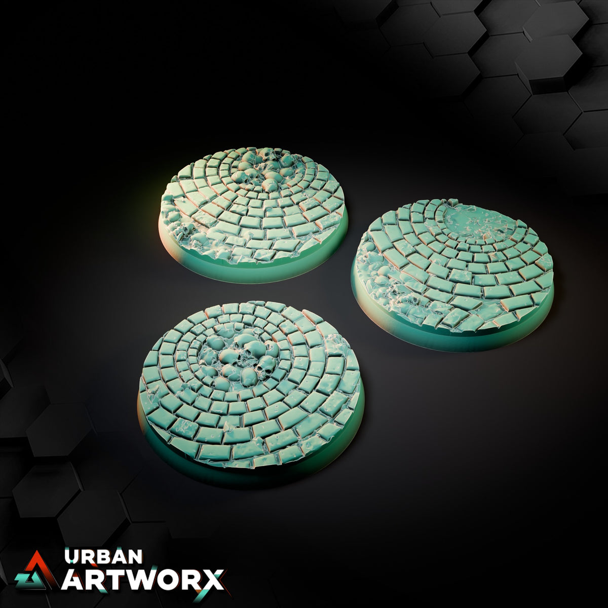 Medieval Road Bases – Round 50mm (3)