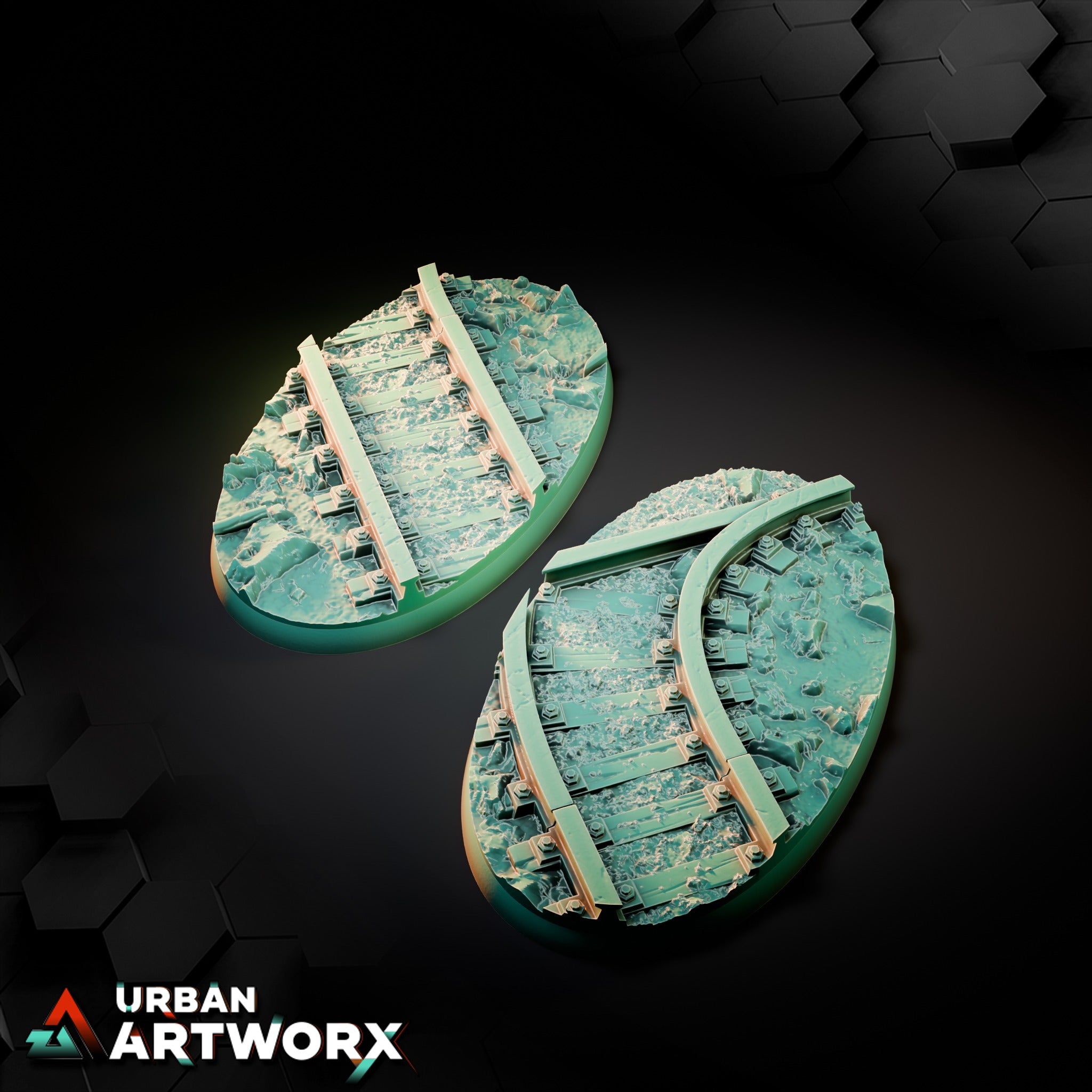 Mines Bases – Oval 90x52mm (2)
