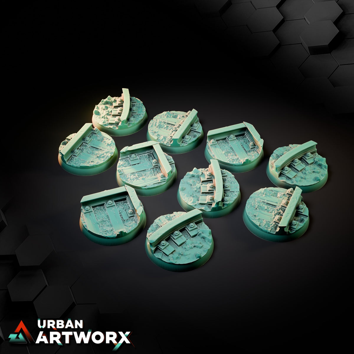Mines Bases – Round 28mm (10)