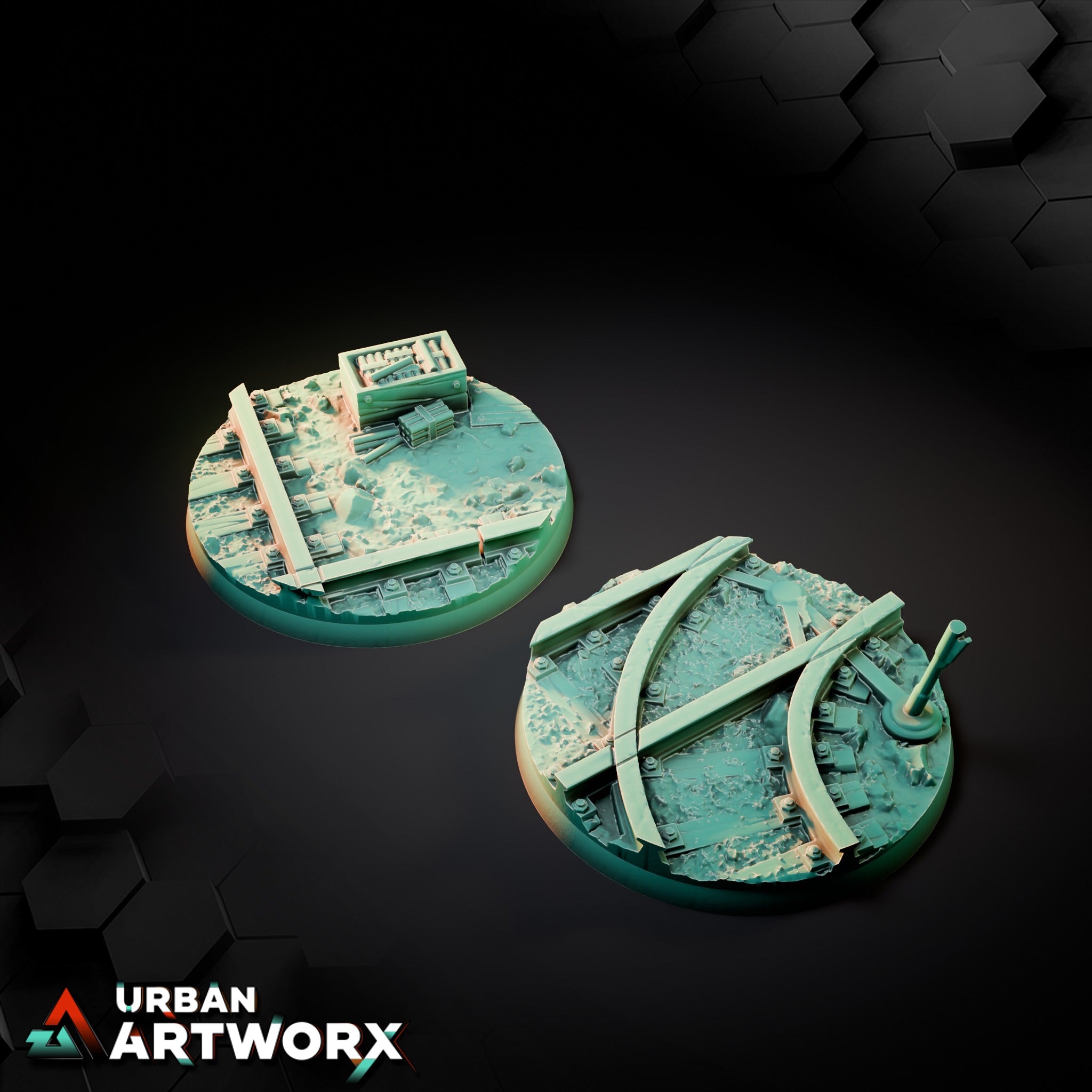 Mines Bases – Round 60mm (2)