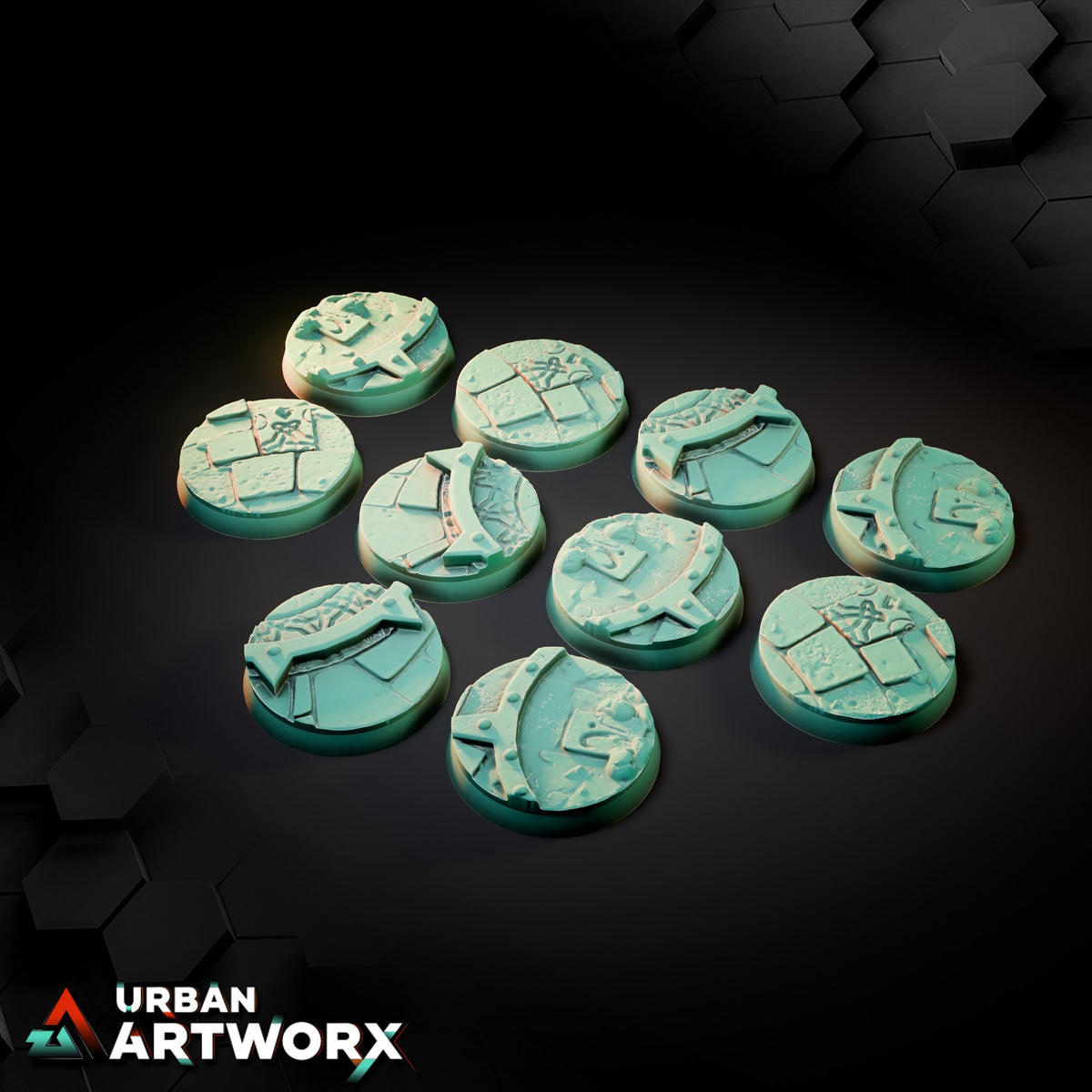 Sacred Temples Bases – Round 28mm (10)
