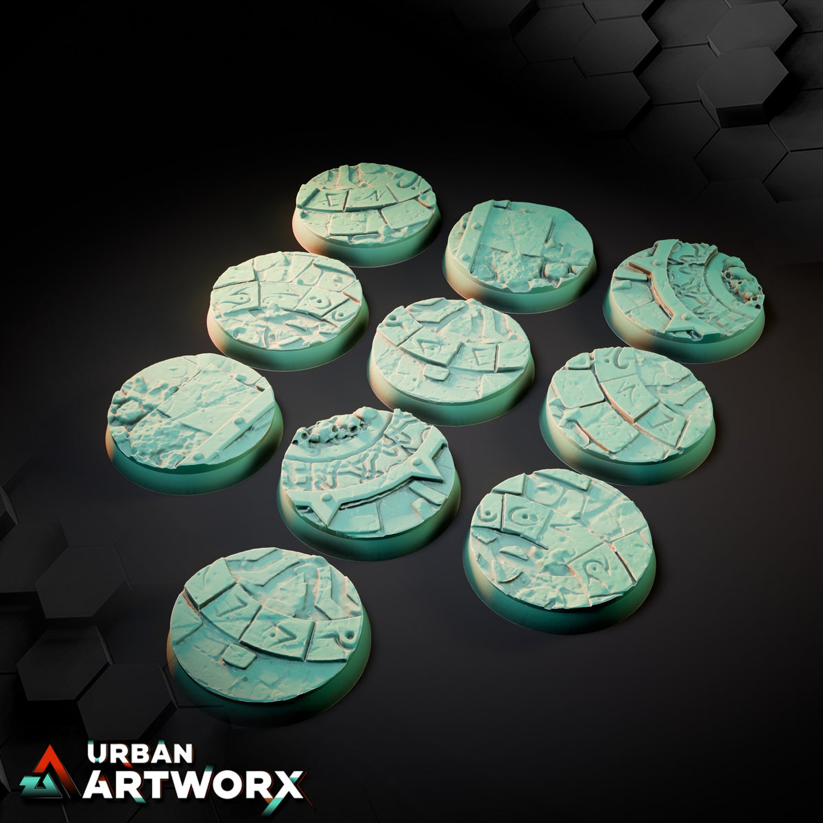 Sacred Temples Bases – Round 32mm (10)