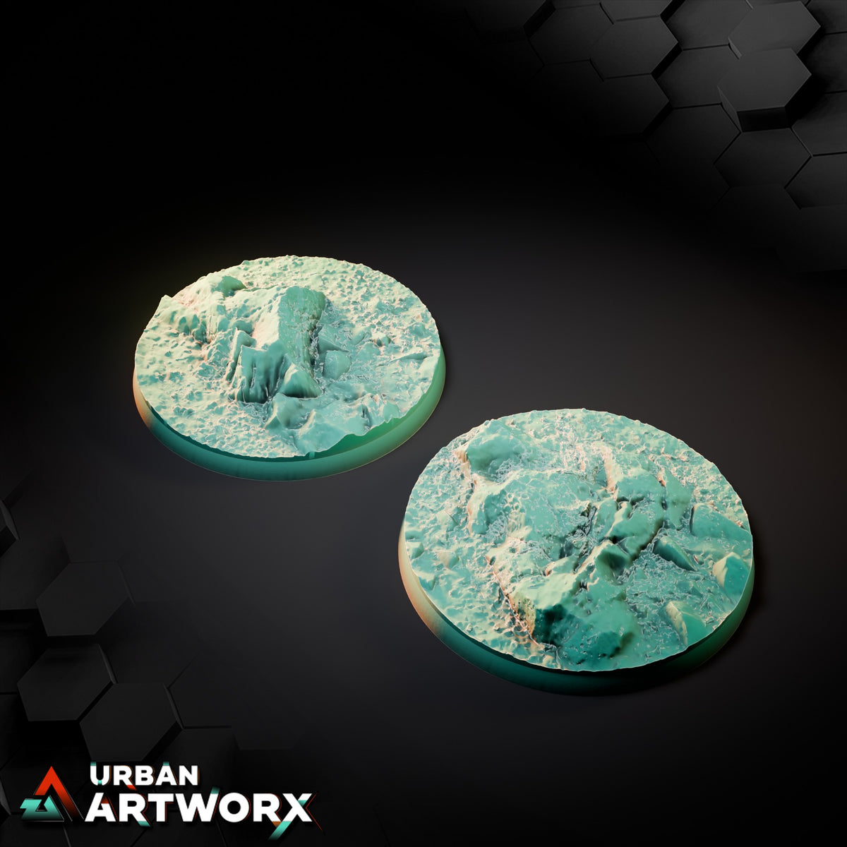 Stony Desert Bases – Round 60mm (2)