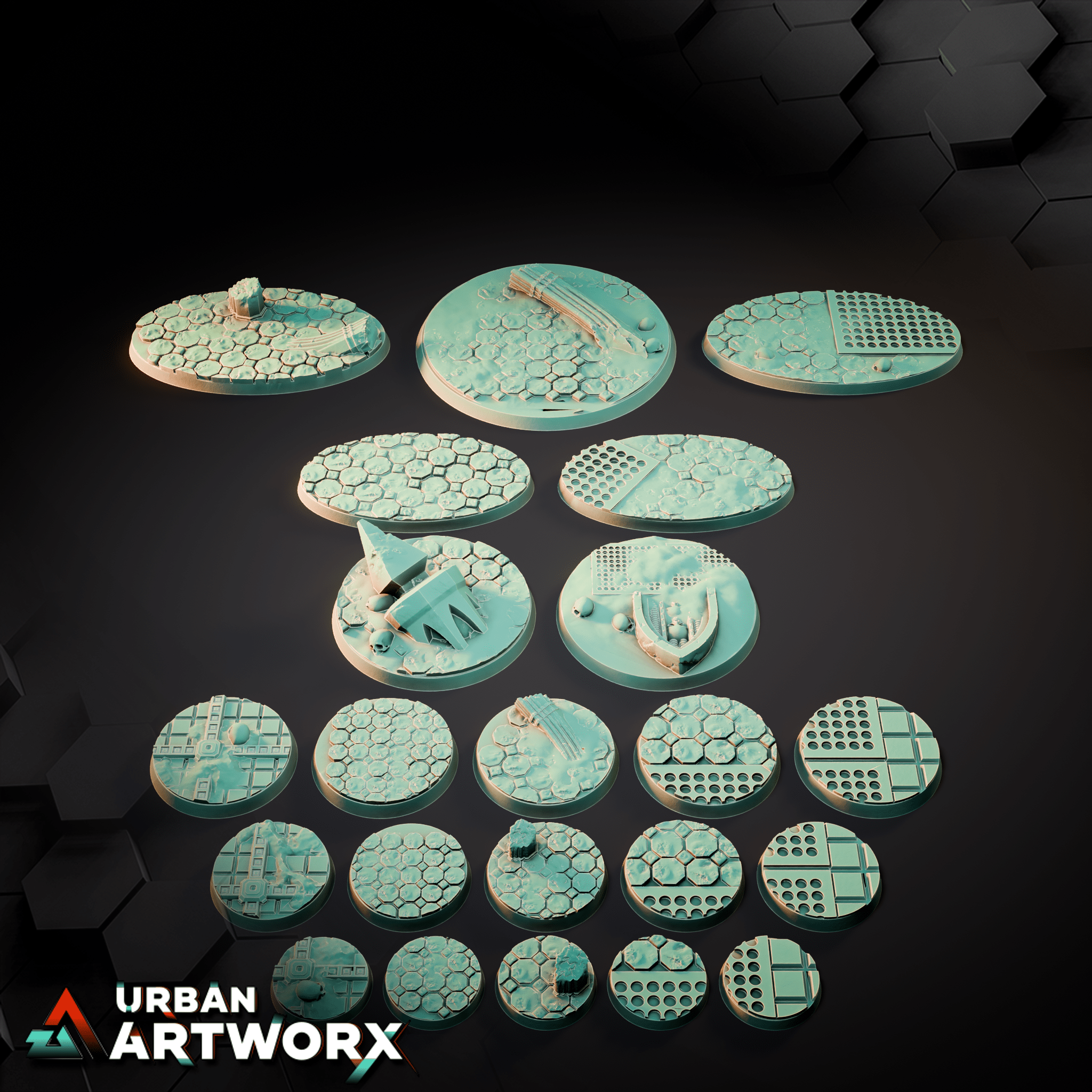 Tabletop Bases - Sacrusmundus - Augusta The Holy City Bases Sacrusmundus 