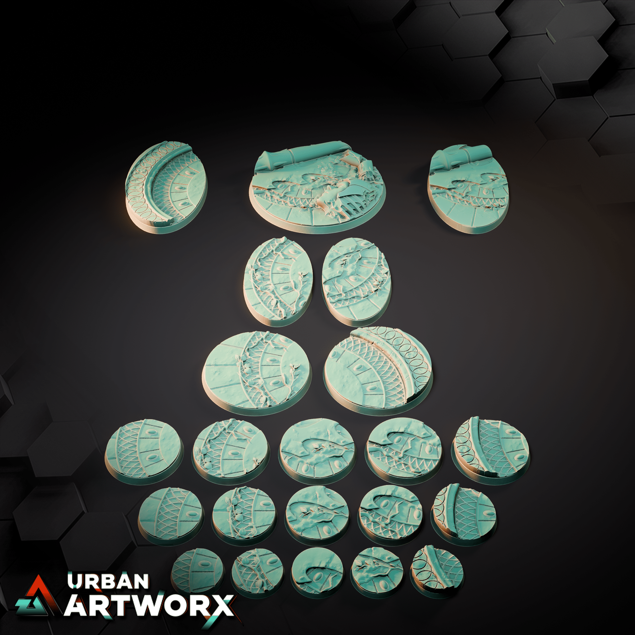 Tabletop Bases - Sacrusmundus - Lyntrath Jungle Vestiges Bases Sacrusmundus 
