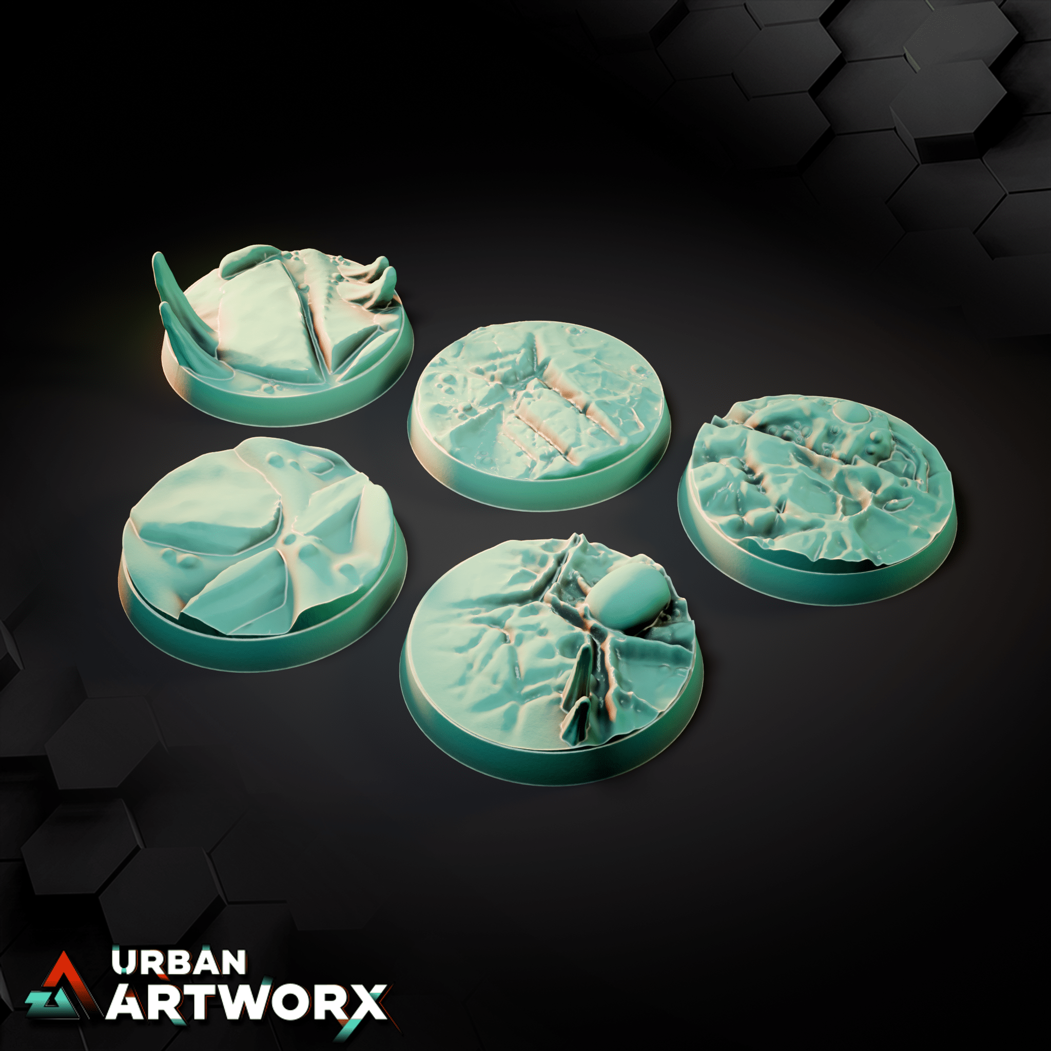Tabletop Bases - Sacrusmundus - The Daemonic Vortex Bases Sacrusmundus Round 25mm (10) 