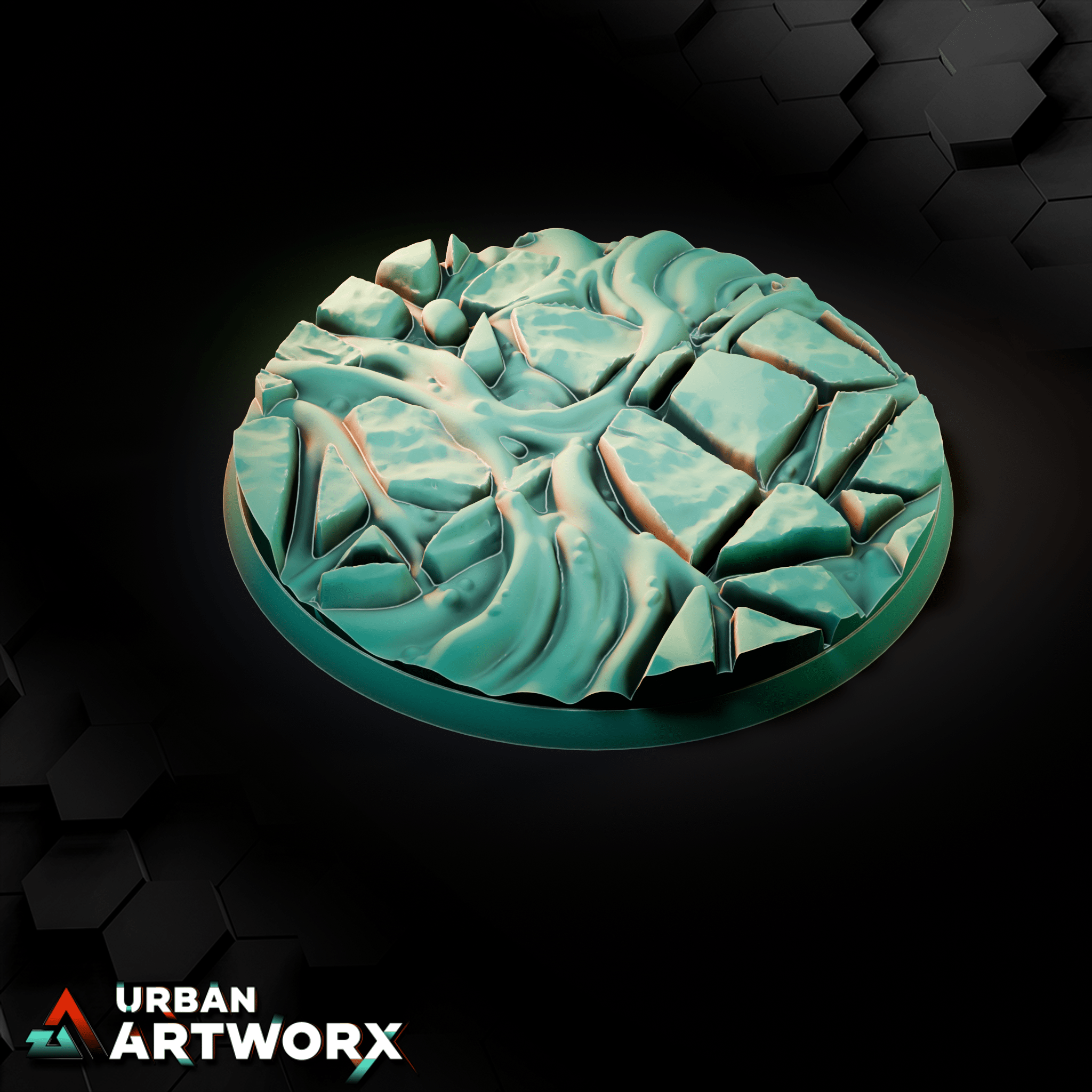 Tabletop Bases - Sacrusmundus - The Daemonic Vortex Bases Sacrusmundus Round 90mm 