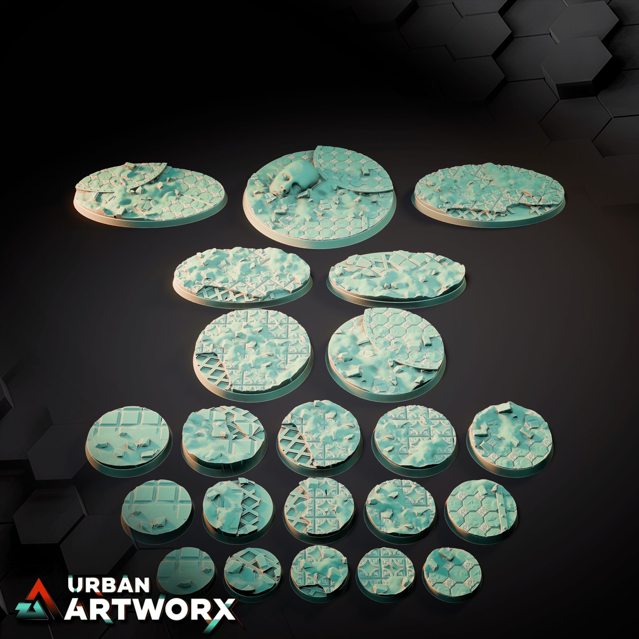 Tabletop Bases - Sacrusmundus - The Desolation of Emerita Bases Sacrusmundus 