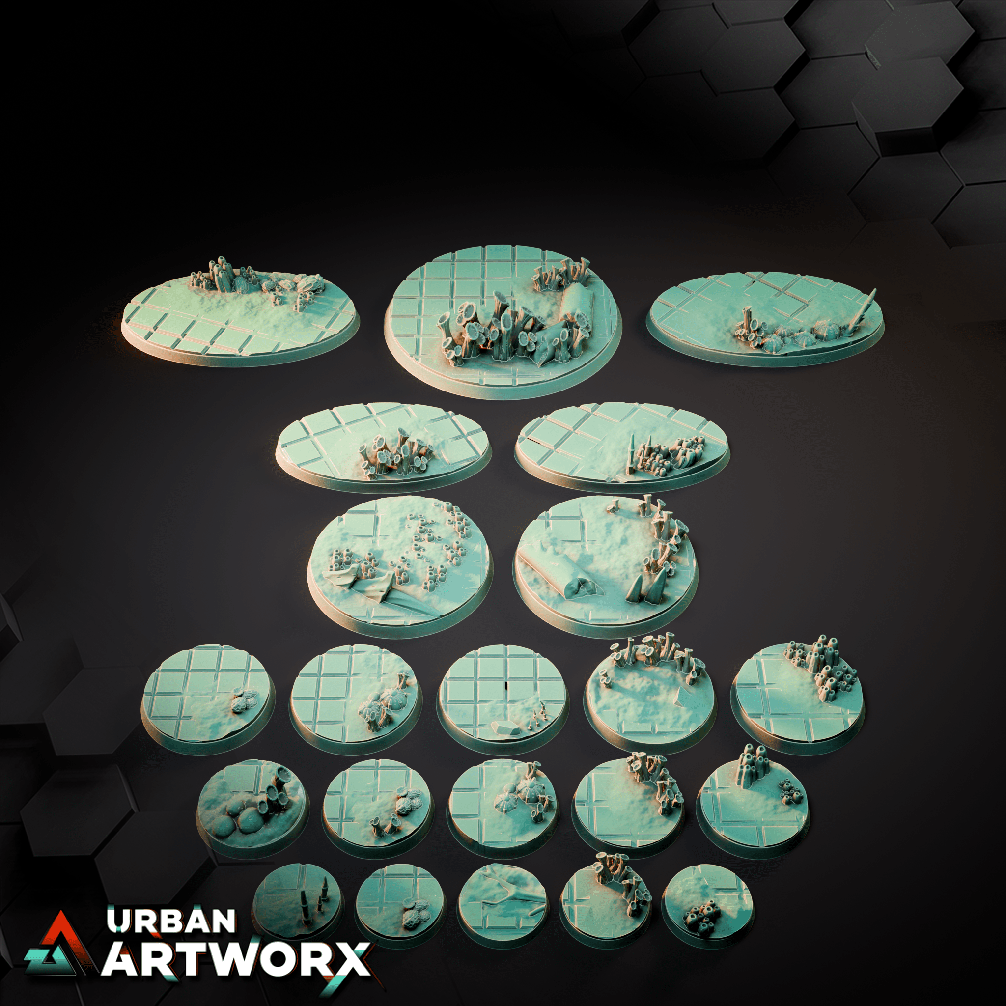 Tabletop Bases - Sacrusmundus - Tulipa Evolved Infestation Bases Sacrusmundus 