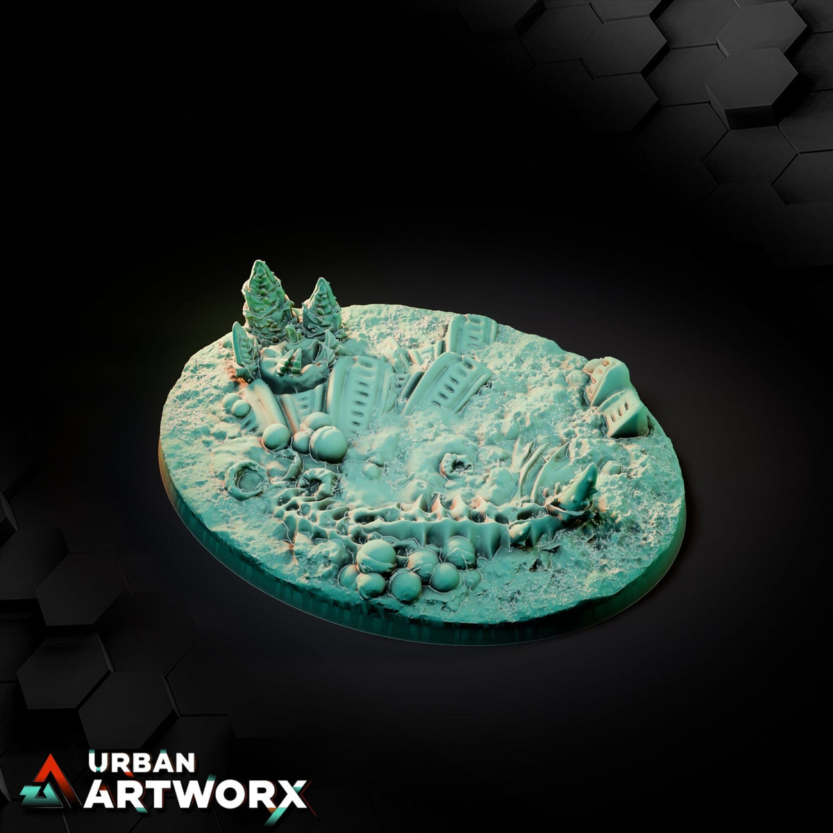 Tabletop Bases - Txarli Factory - Alien Bases Bases Txarli Factory Oval 120x92mm 