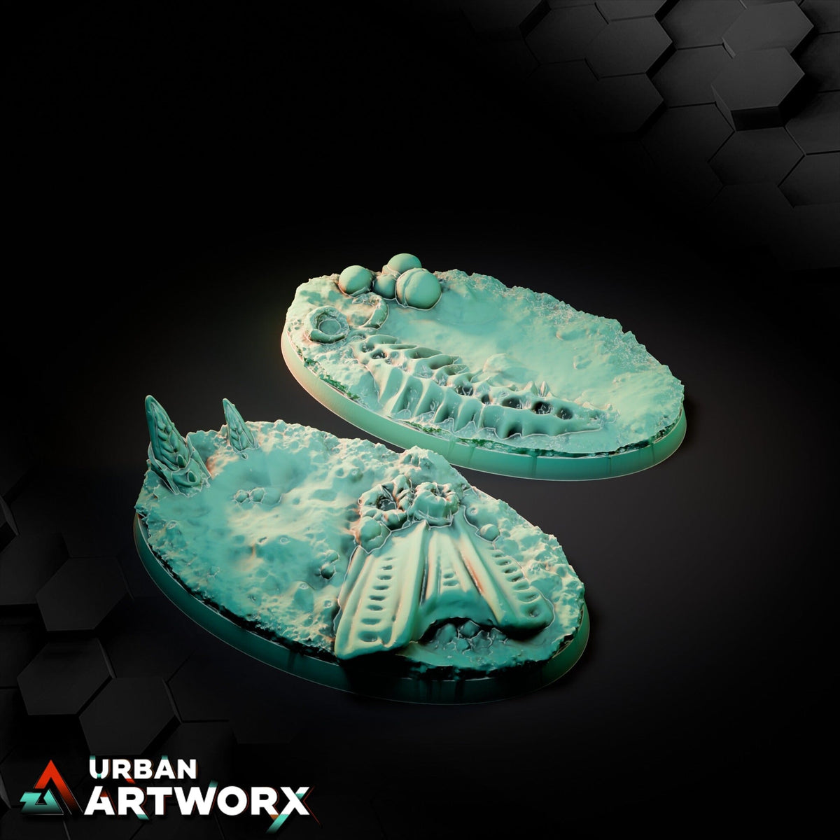 Tabletop Bases - Txarli Factory - Alien Bases Bases Txarli Factory Oval 75x42mm (2) 