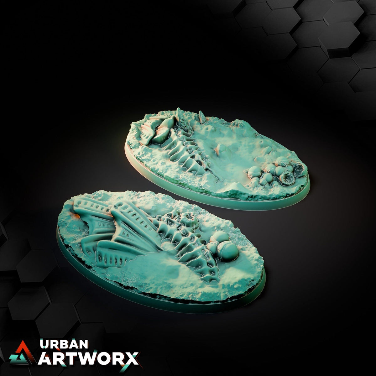 Tabletop Bases - Txarli Factory - Alien Bases Bases Txarli Factory Oval 90x52mm (2) 