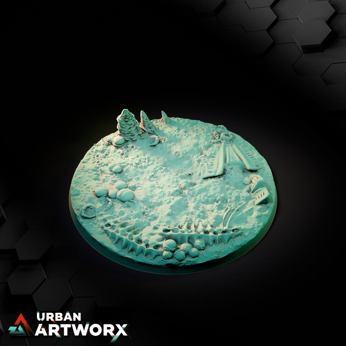 Tabletop Bases - Txarli Factory - Alien Bases Bases Txarli Factory Round 130mm 