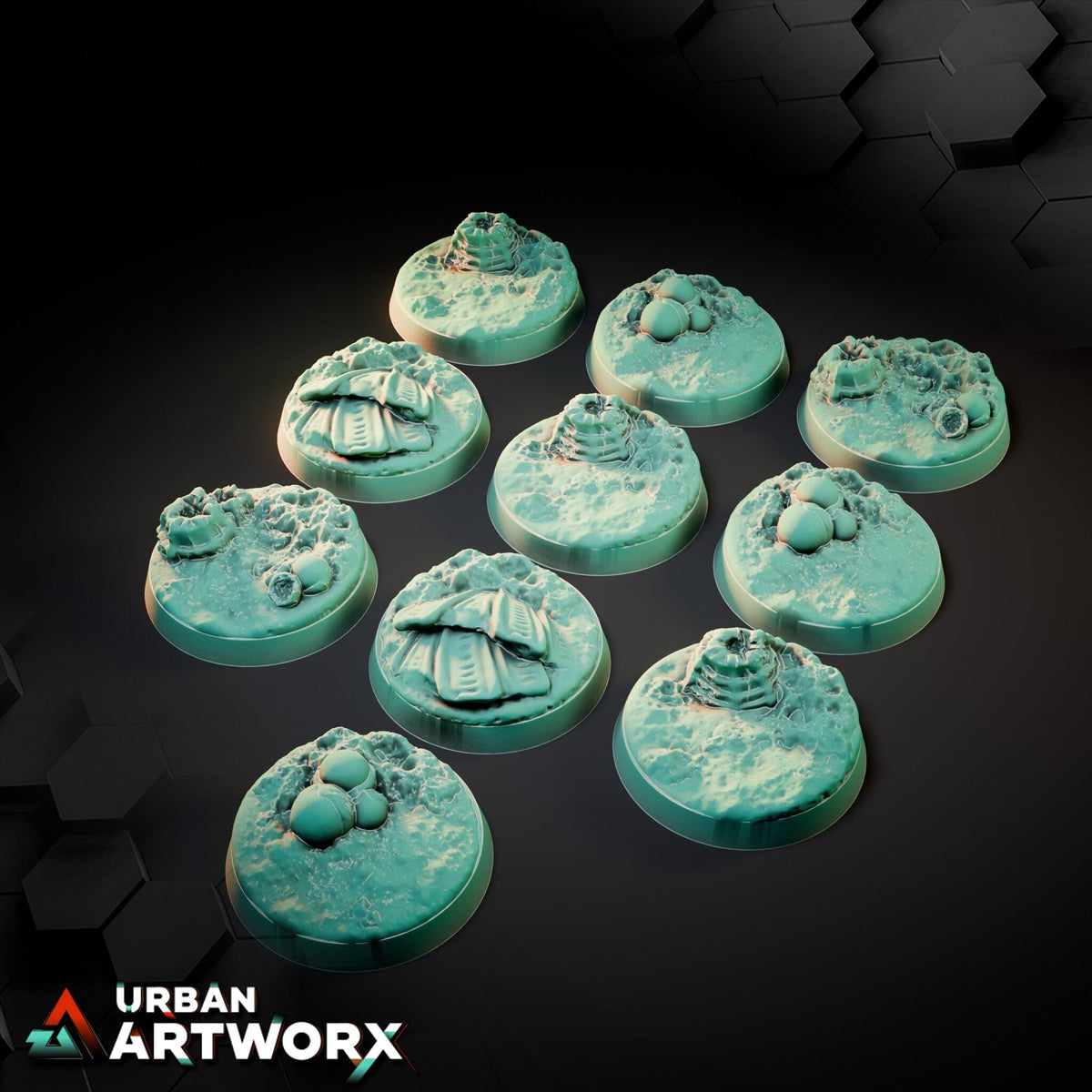 Tabletop Bases - Txarli Factory - Alien Bases Bases Txarli Factory Round 32mm (10) 