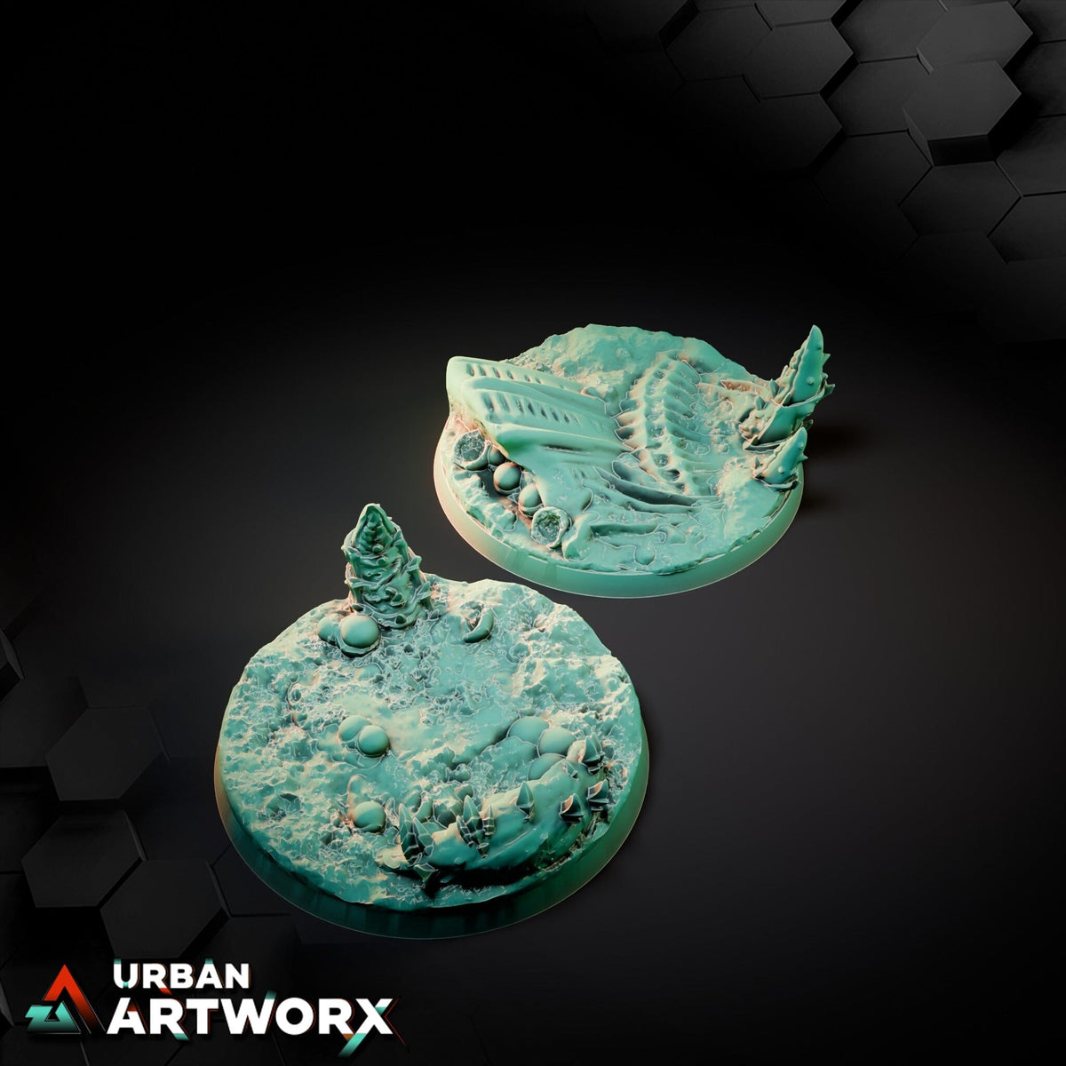 Tabletop Bases - Txarli Factory - Alien Bases Bases Txarli Factory Round 60mm (2) 